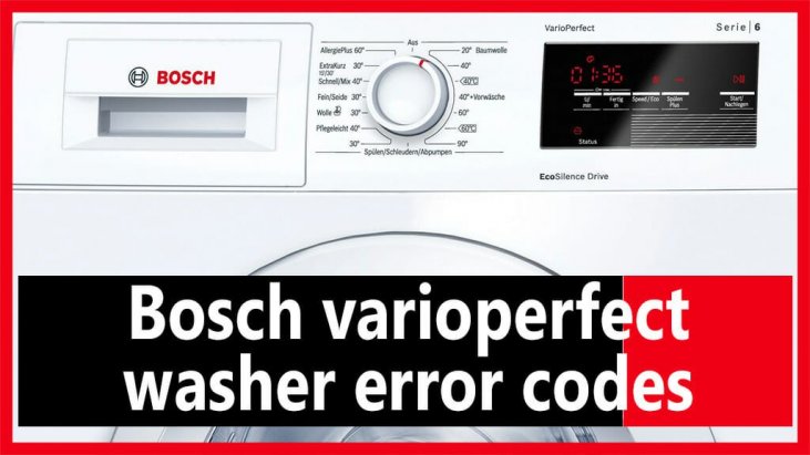 bosch vario speed washing machine