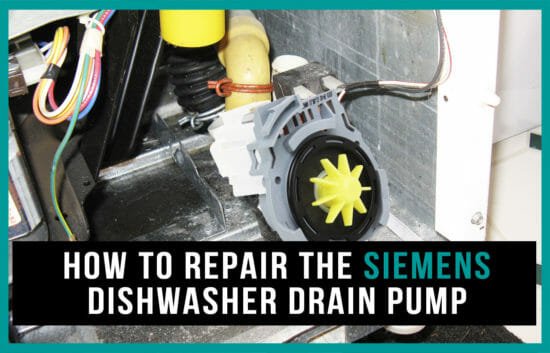 How to repair the Siemens dishwasher drain pump