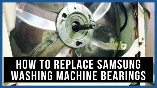 How to replace Samsung washing machine bearings