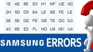 Samsung error codes washer