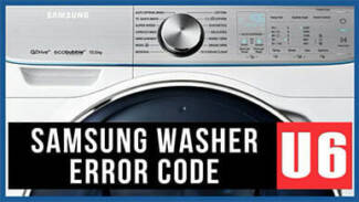 Samsung washer U6 error code