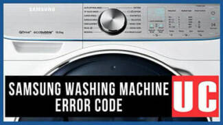 Samsung washer UC error code