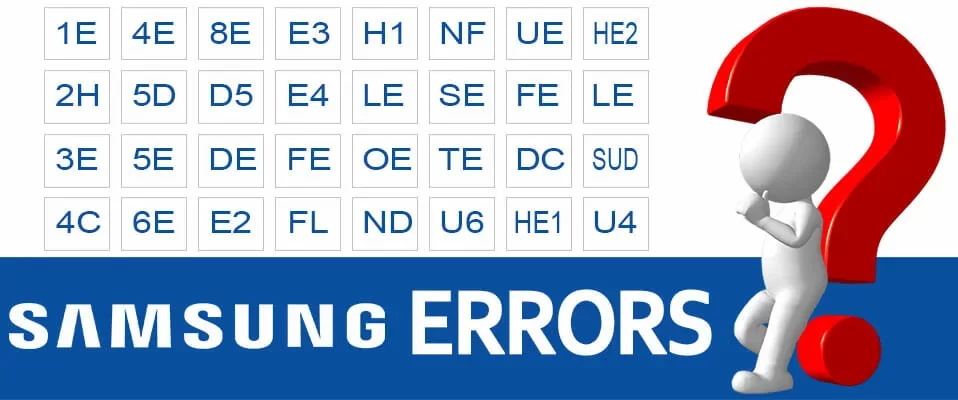 Samsung washer error codes