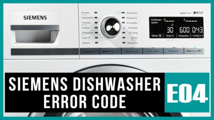 bosch dishwasher e04