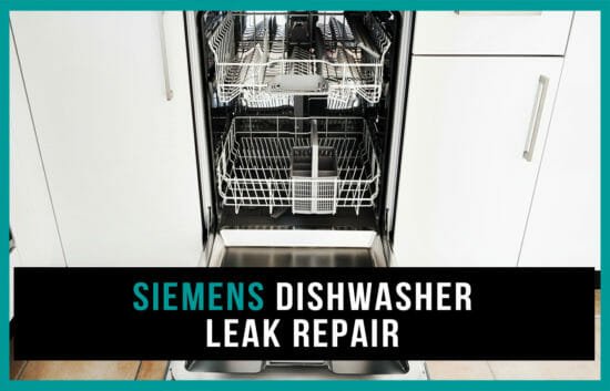 Siemens dishwasher leak repair
