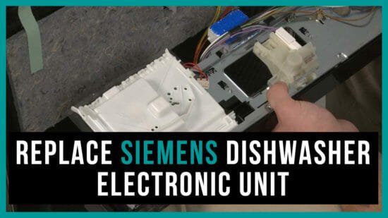 replace Siemens dishwasher electronic unit