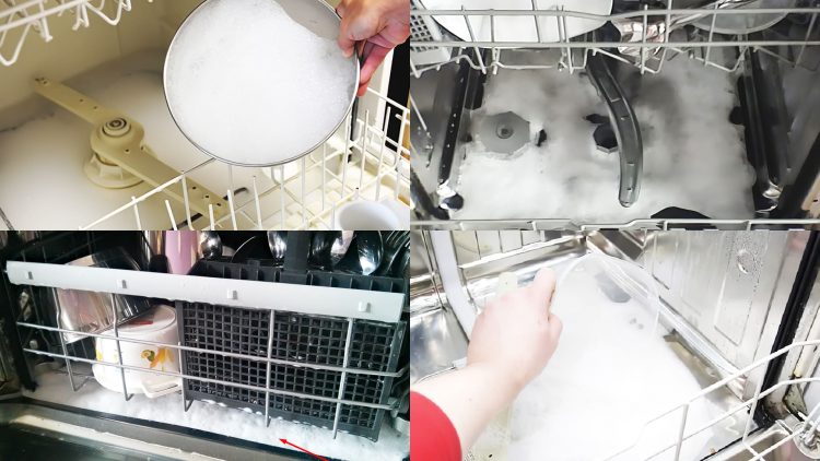 Increased foaming in the dishwasher