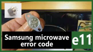 Samsung microwave error code e11