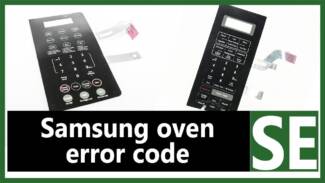 Samsung oven SE error code
