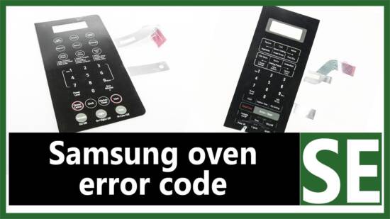 Samsung oven SE error code