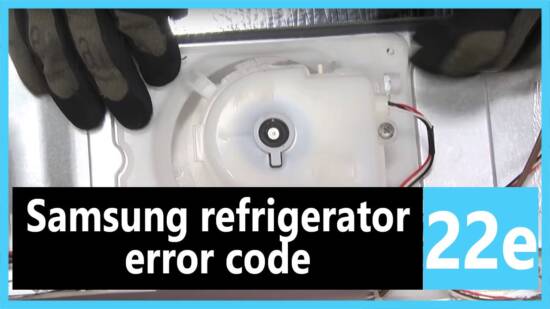 Samsung refrigerator error code 22 e