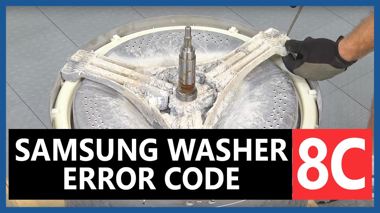 Samsung washer 8C error code