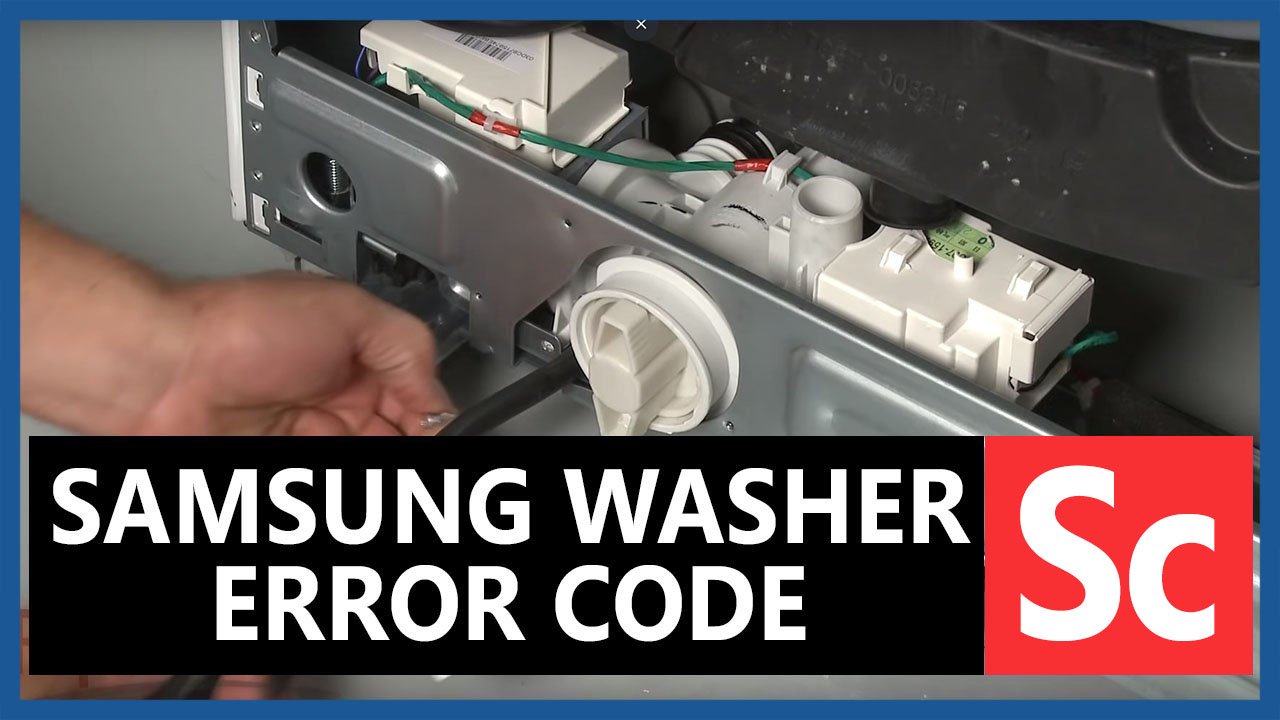 Samsung washer error code SC