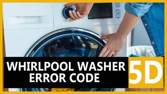5d error code Whirlpool washer