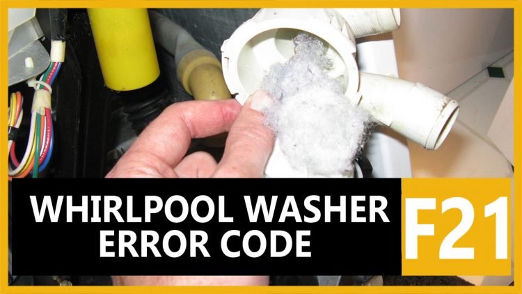 F21 error code Whirlpool washer