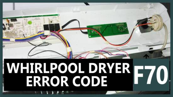 F70 error code Whirlpool dryer