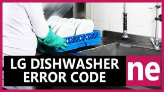 LG dishwasher error code ne