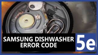 Samsung dishwasher 5e error code