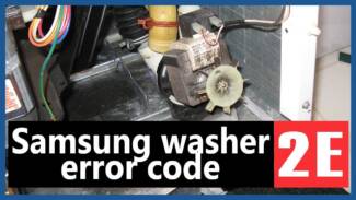 Samsung washer 2e error code
