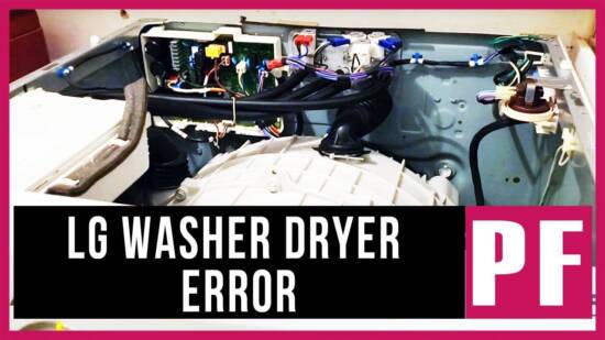 LG washer dryer PF error code