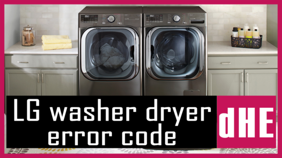 LG washer dryer error code dHE