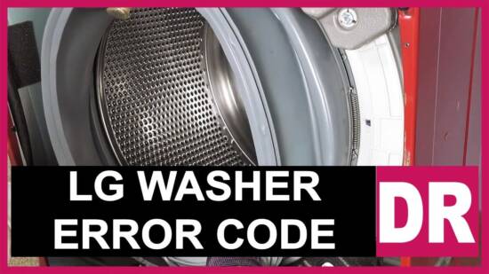 LG washer error code DR