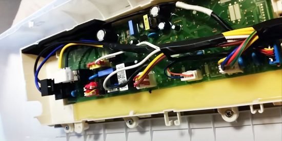 The control board LG Dryer is damaged
