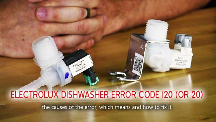 Electrolux dishwasher error code i20 (or 20)
