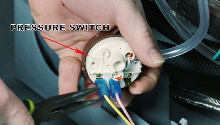 Pressure Switch Location in Electrolux Dishwasher