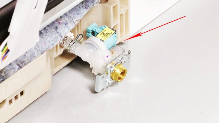 The inlet valve of the dishwasher Electrolux